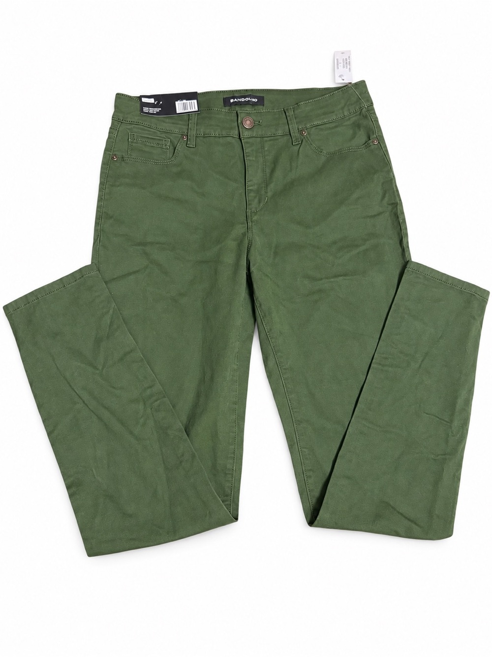 Bandolino Women's Olive Green Straight-Leg Pants